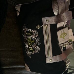 Juicy Couture Black and Pink Women's Bag